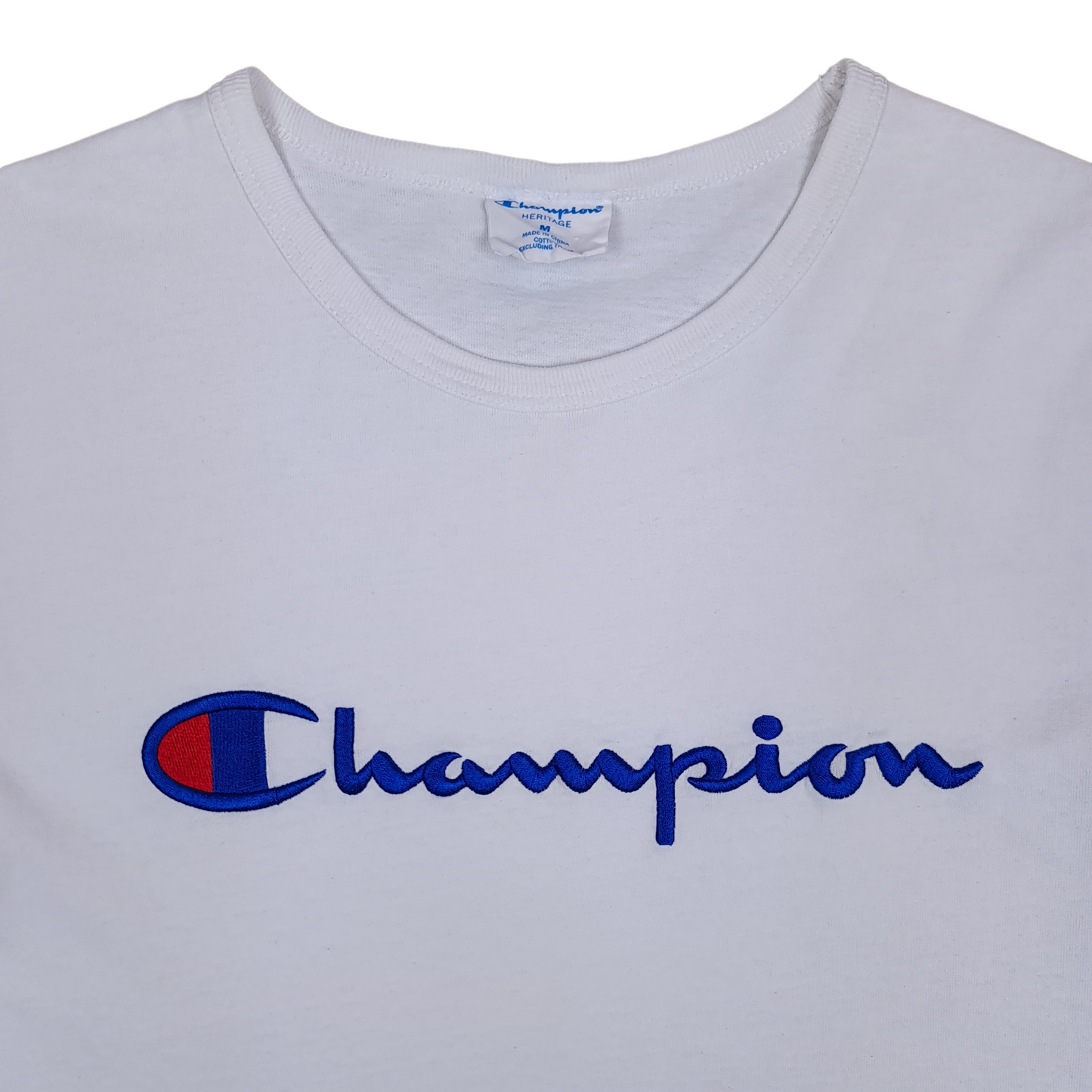 Champion Embroidered Tee - S