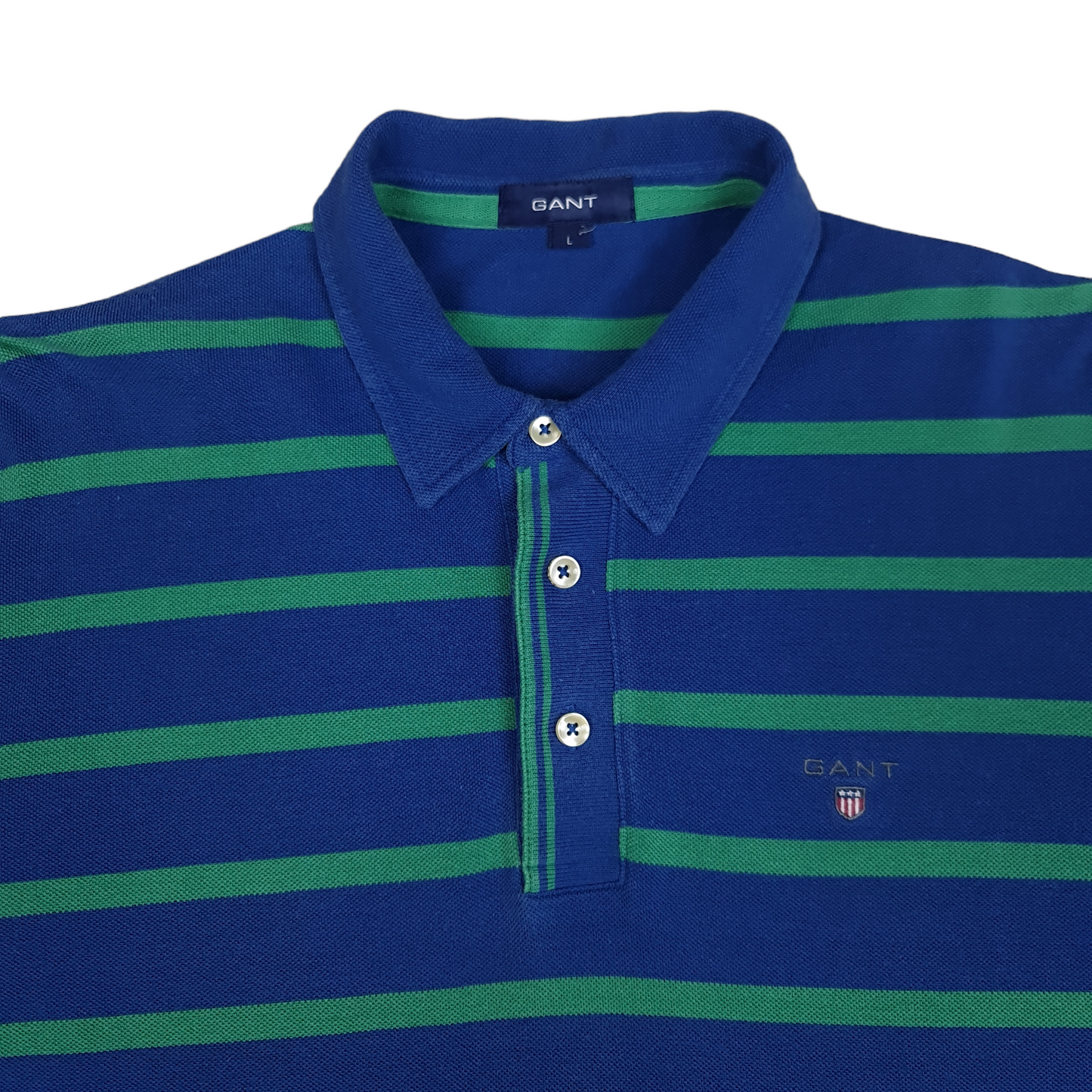 Gant Long Sleeve Polo Shirt - L