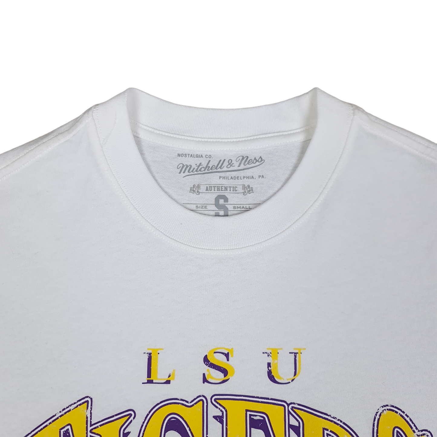 Mitchell and Ness LSU Tigers Tee - S