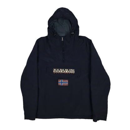 Vintage Napapijri Geographic Fleece Lined Jacket - M