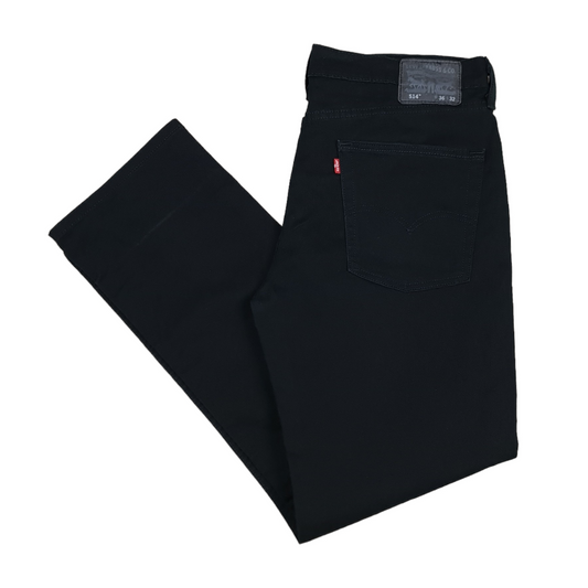 Levis 514 Black Jeans - 36 x 32