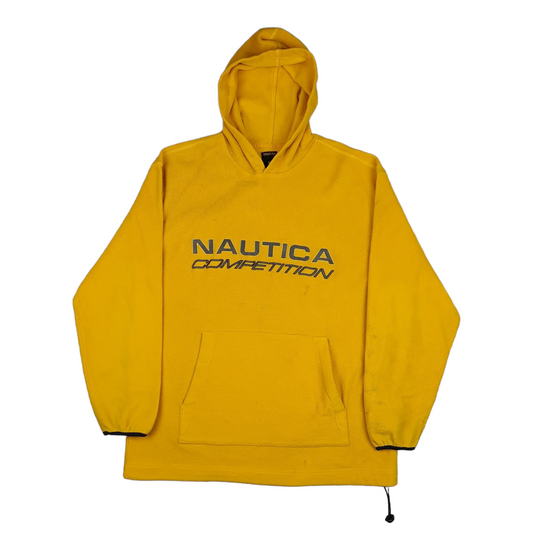 Vintage Nautica Competition Fleece Hoodie - L