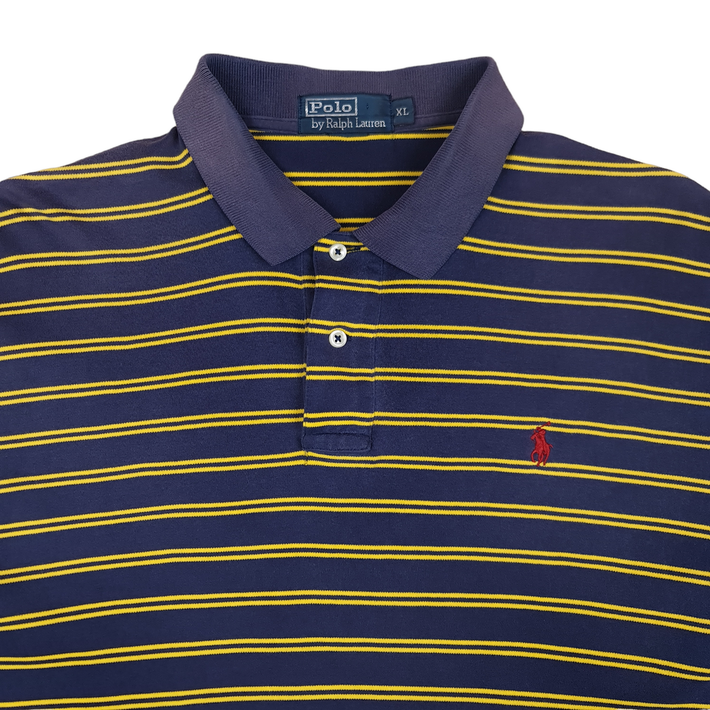 Vintage Ralph Lauren Striped Polo Shirt - XL