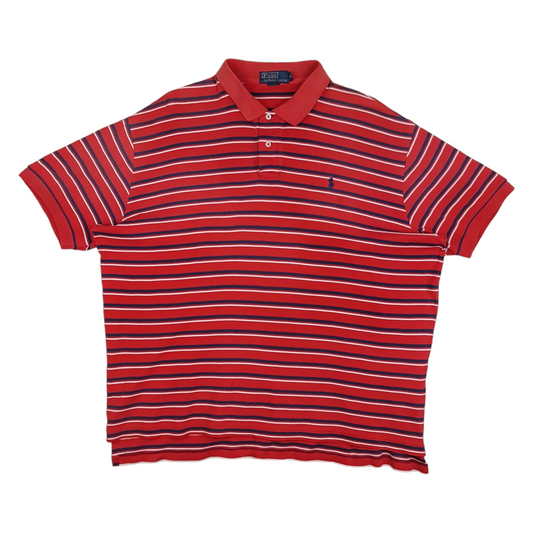 Vintage Ralph Lauren Striped Polo Shirt - XL