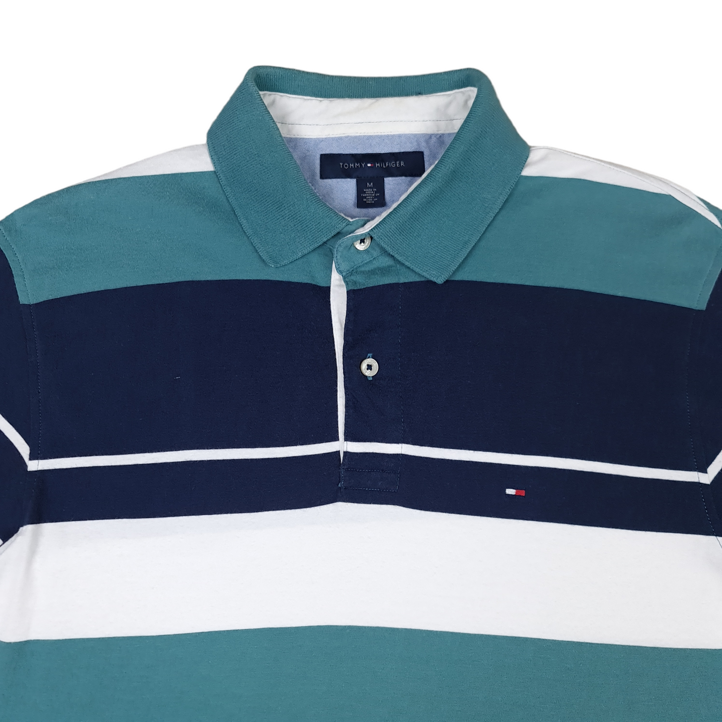 Tommy Hilfiger Striped Polo Shirt - M