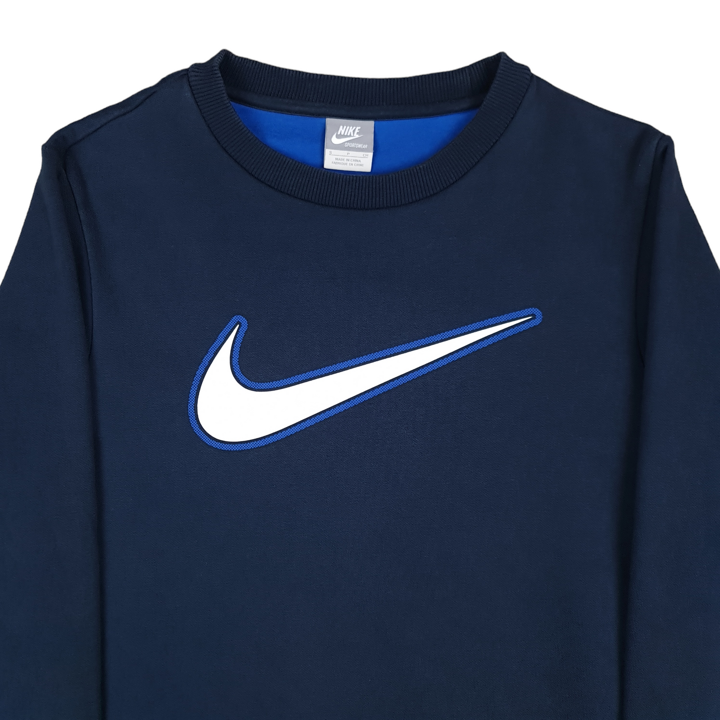 Vintage Nike Big Swoosh Sweater - S