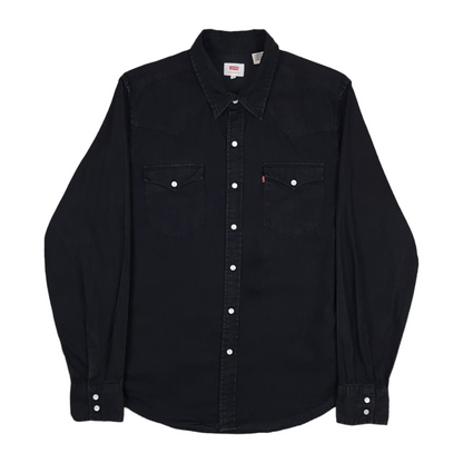 Levi's Pearl Snap Long Sleeve Shirt - M