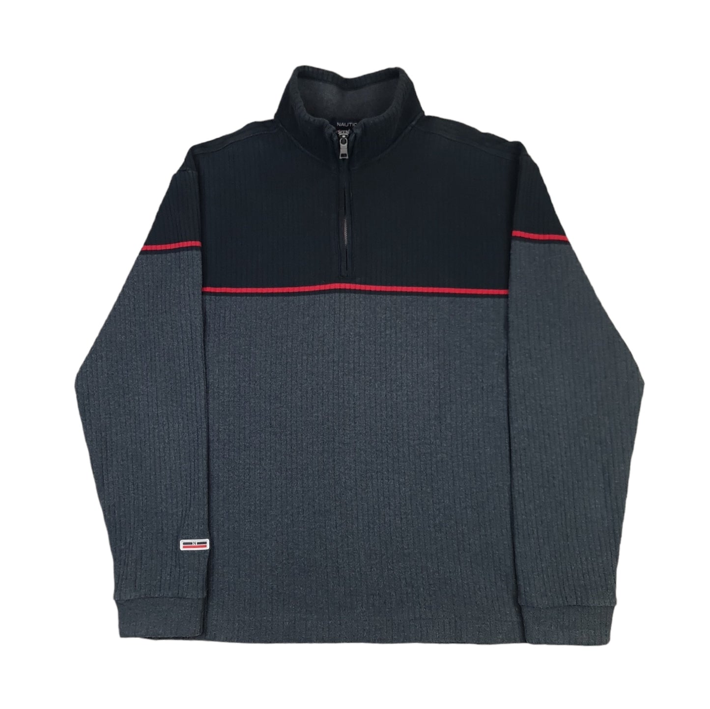 Y2K Nautica 1/4 Zip Sweater - M