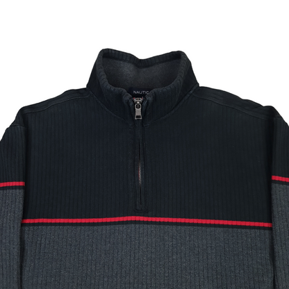 Y2K Nautica 1/4 Zip Sweater - M