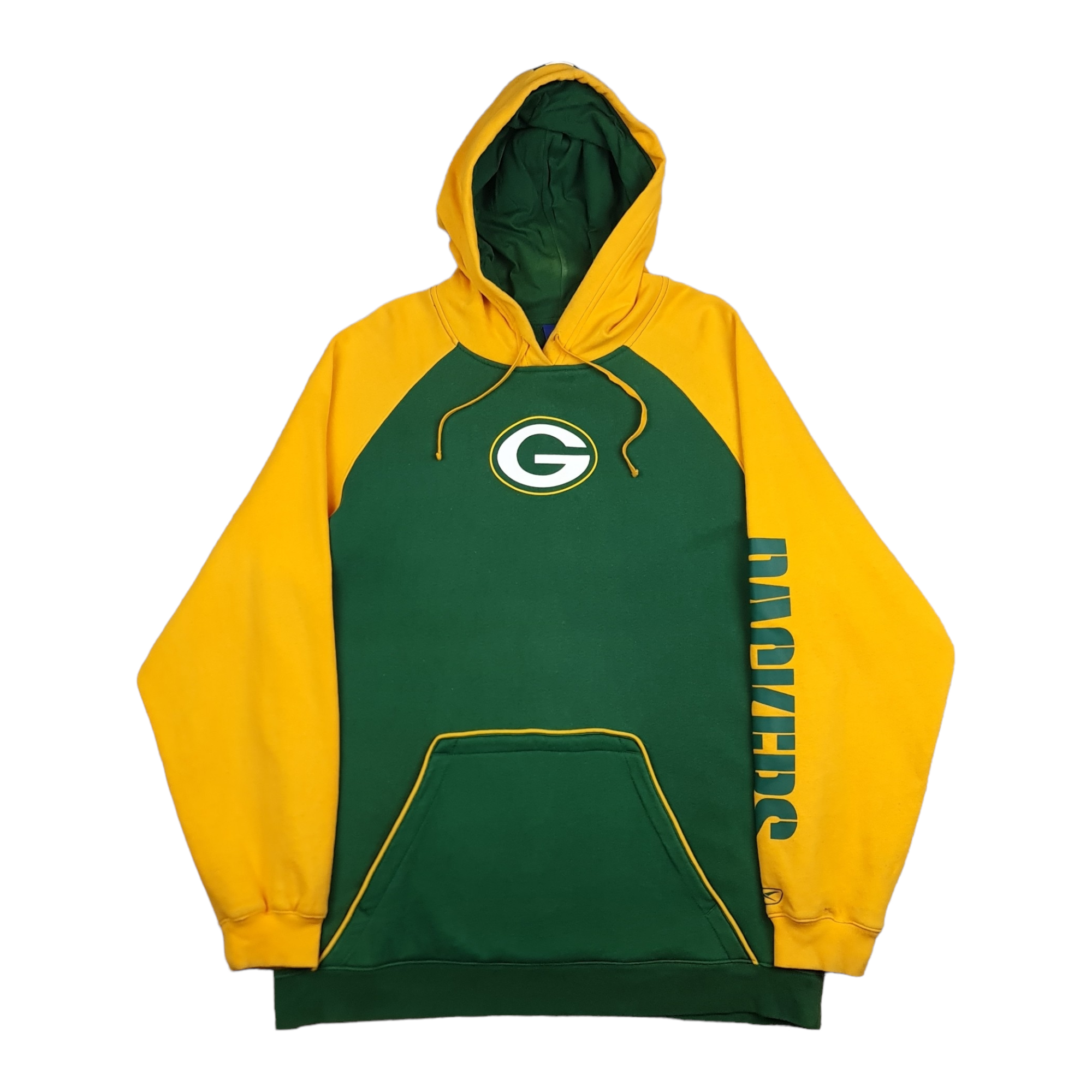 Green Bay ACME PACKERS Vintage NFL Rbk Hoodie XL