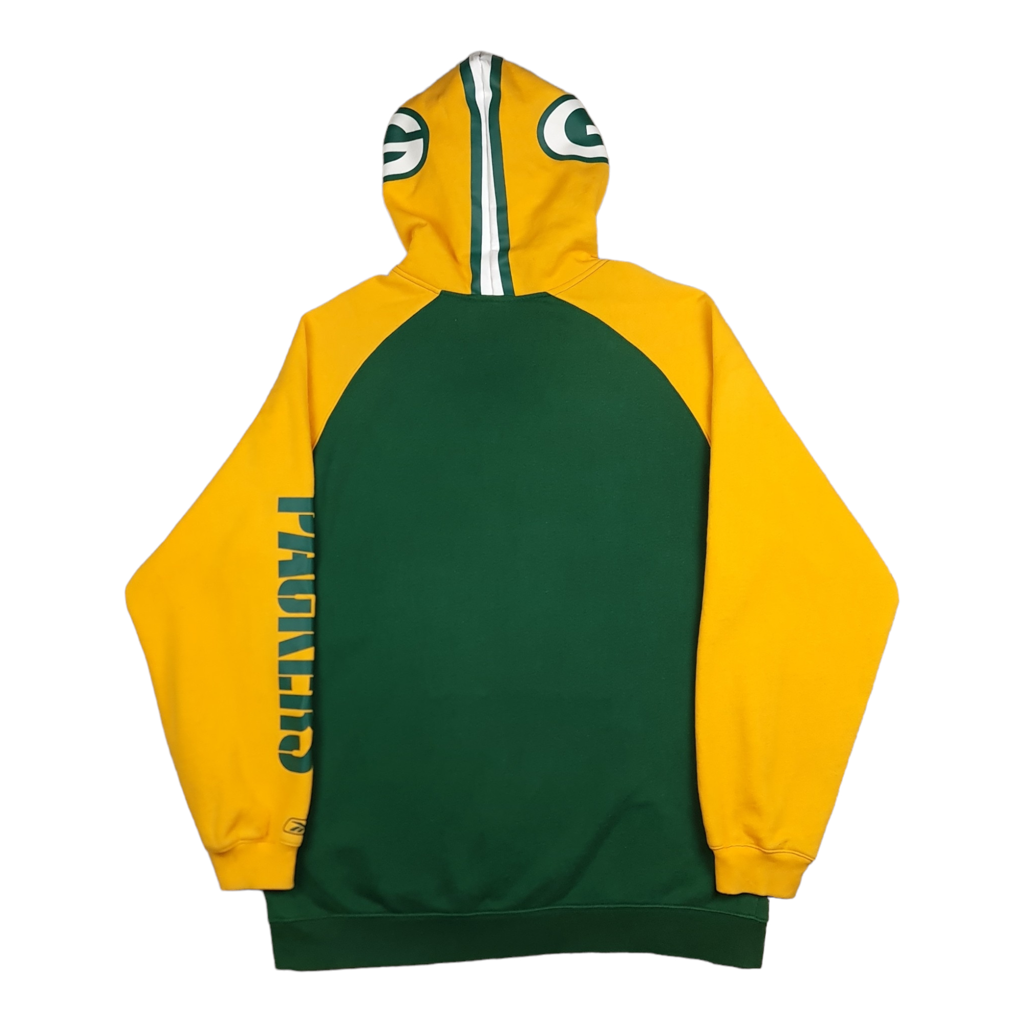 Green Bay Packers Reebok Vintage Collection Hoodie Sweatshirt Size XL Rare