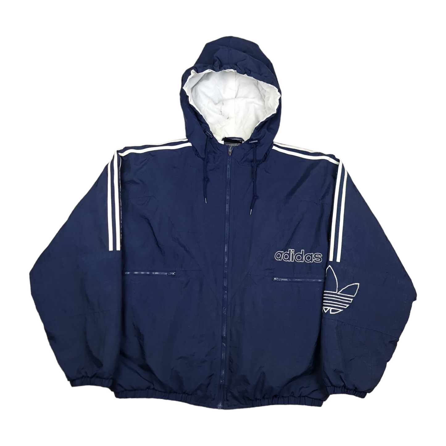 Vintage Adidas Trefoil Quilted Jacket - XL