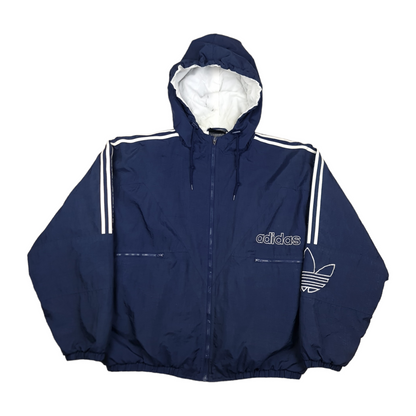 Vintage Adidas Trefoil Quilted Jacket - XL