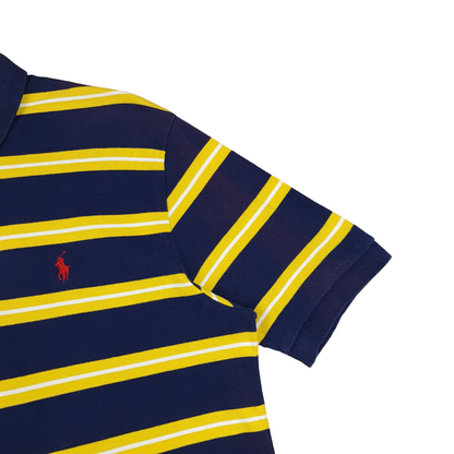 Vintage Ralph Lauren Striped Polo Shirt - L