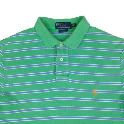 Vintage Ralph Lauren Striped Polo Shirt - M