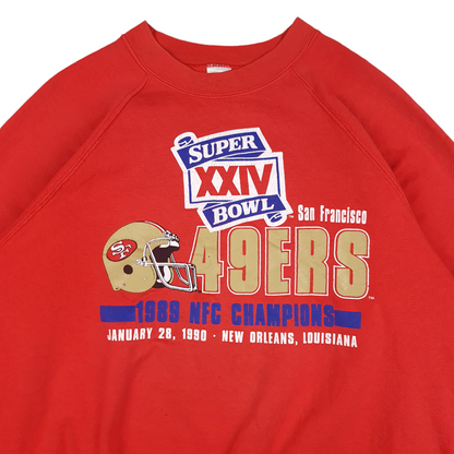 Vintage 1989 49ERS Super Bowl Sweater - L