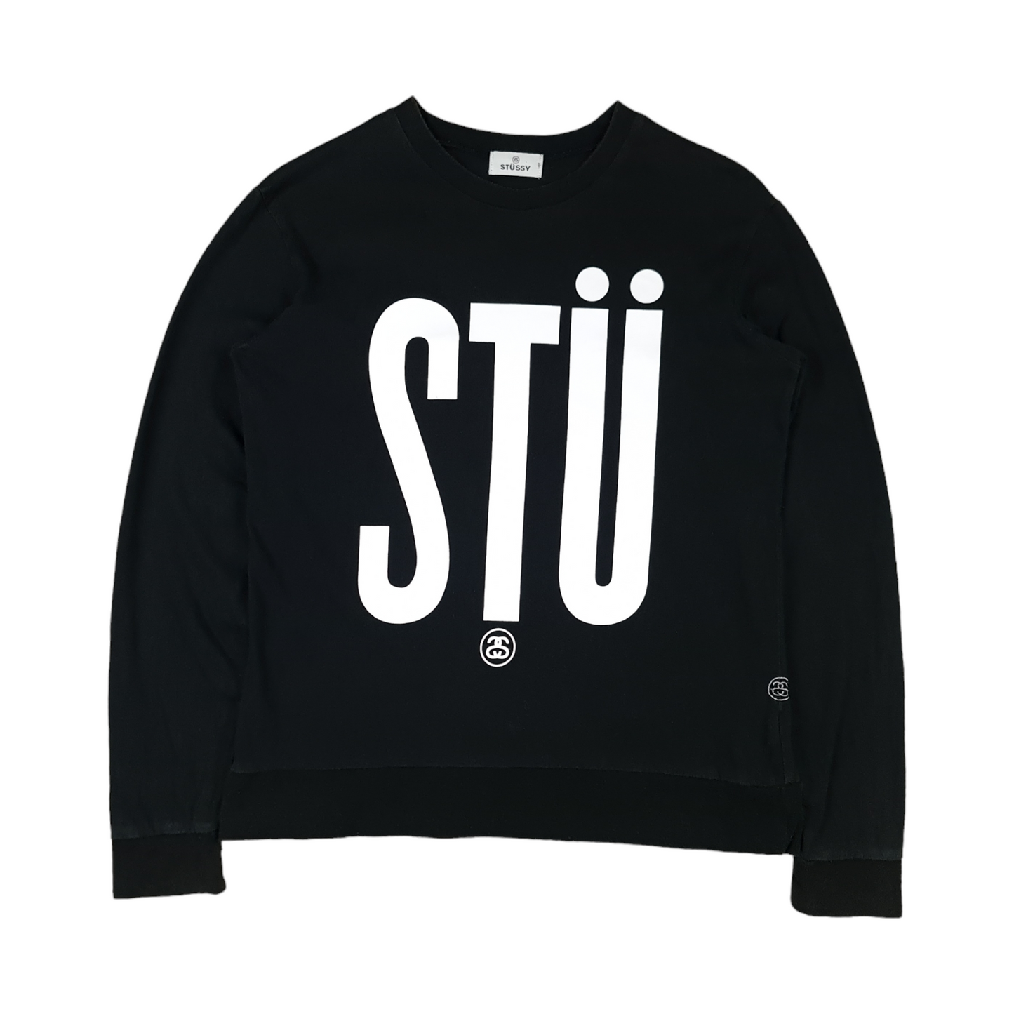 Stussy Wrap Around Long Sleeve Tee - WMNS M