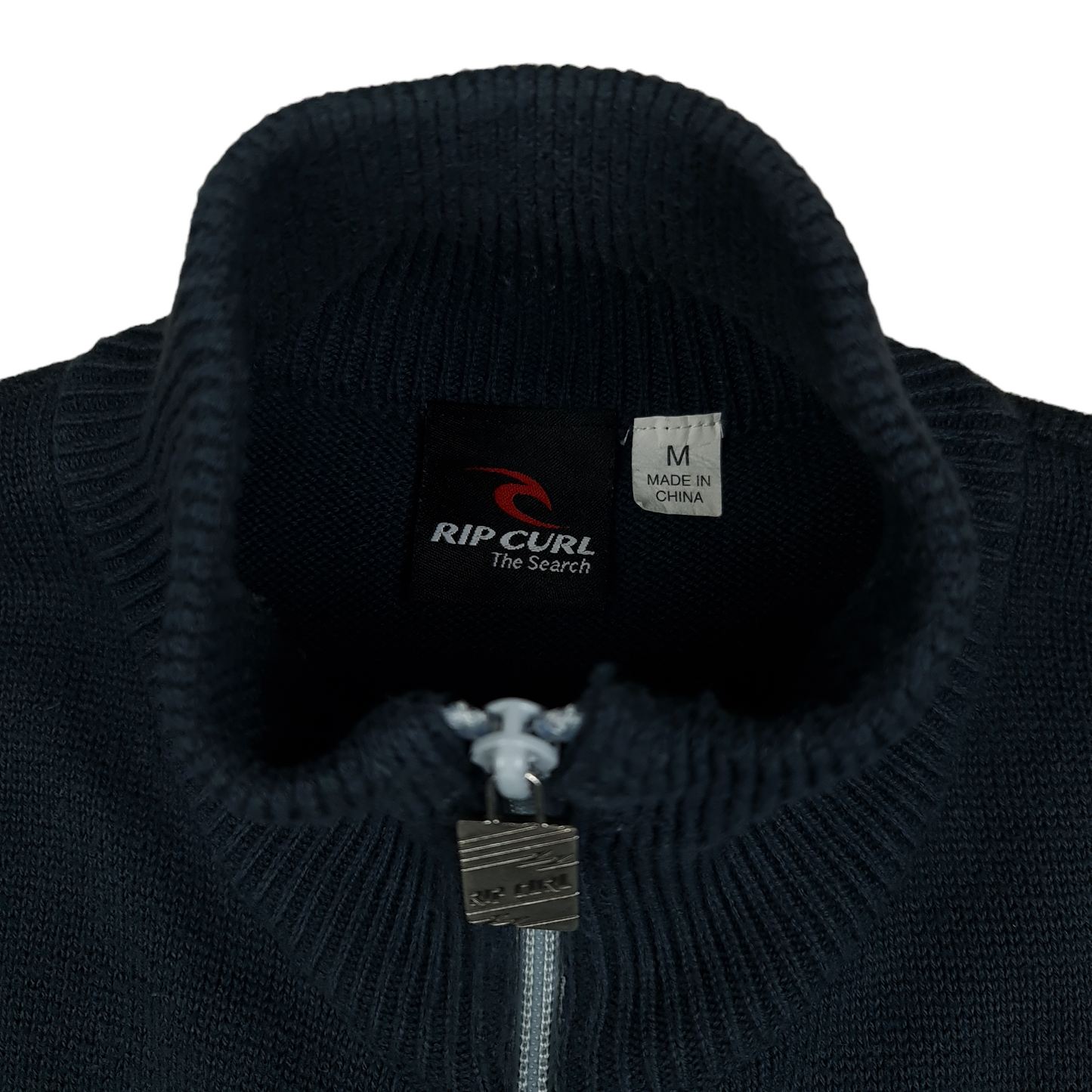 Vintage Y2K Rip Curl Full Zip Knit Sweater - M/L