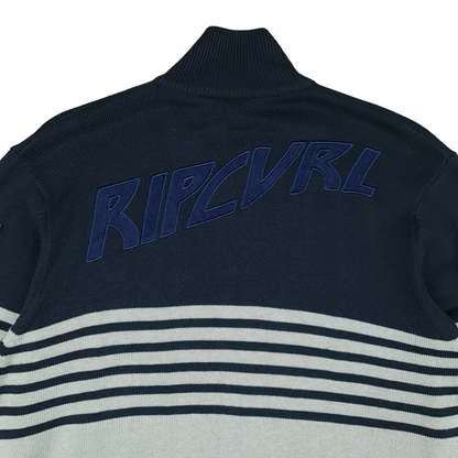 Vintage Y2K Rip Curl Full Zip Knit Sweater - M/L