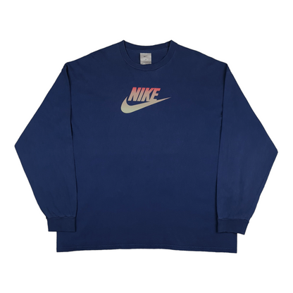 Vintage Nike Long Sleeve Faded Tee - XXL