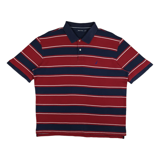 Nautica Striped Polo Shirt - XL