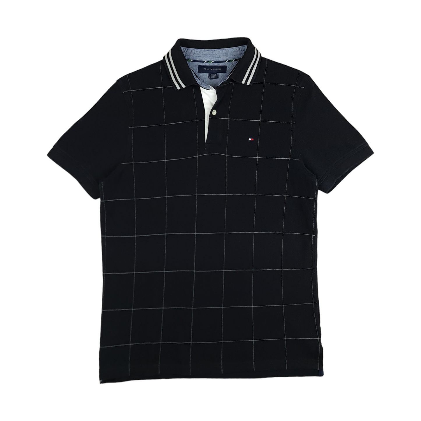 Tommy Hilfiger Check Polo Shirt - S