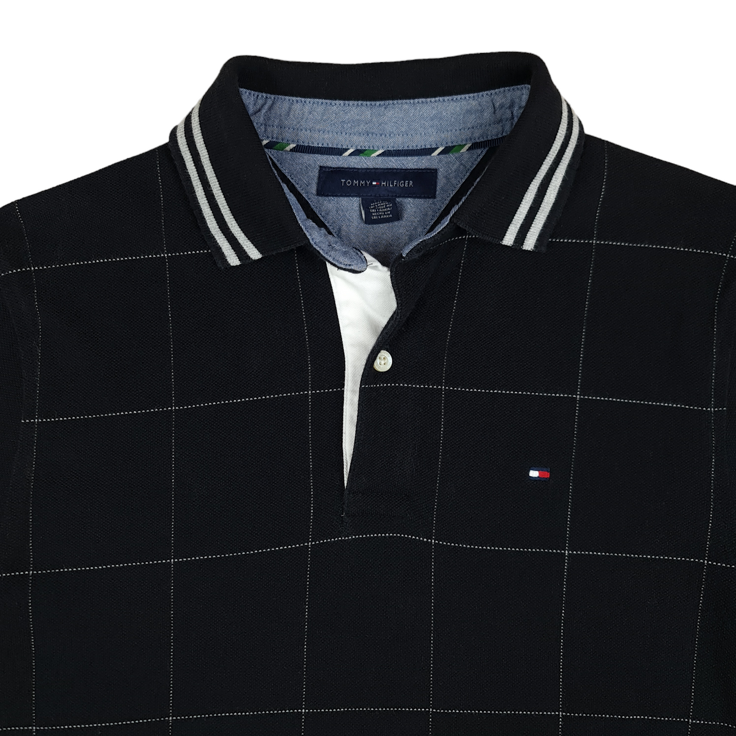 Tommy Hilfiger Check Polo Shirt - S