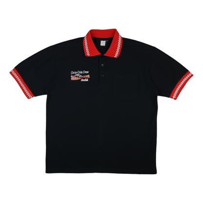 Vintage Coca Cola Racing Crew Polo Shirt - L