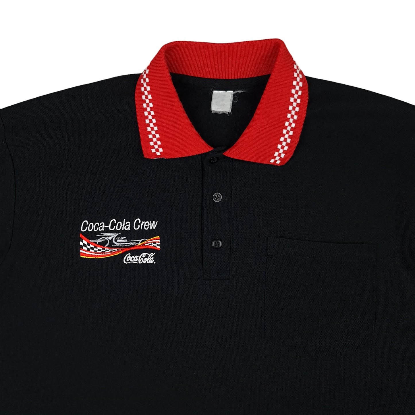 Vintage Coca Cola Racing Crew Polo Shirt - L