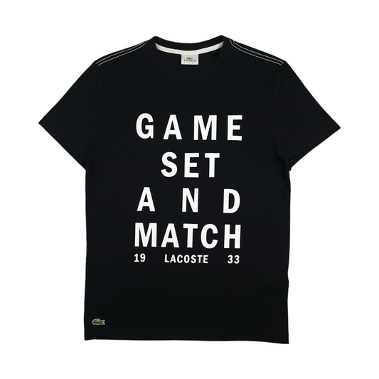 Lacoste Game Set and Match Tee - S