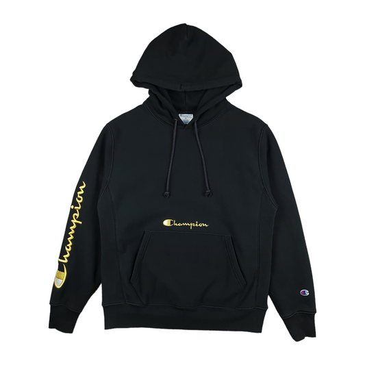 Champion Reverse Weave Script Hoodie - M