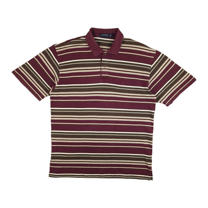 Nautica Striped Polo Shirt - XL