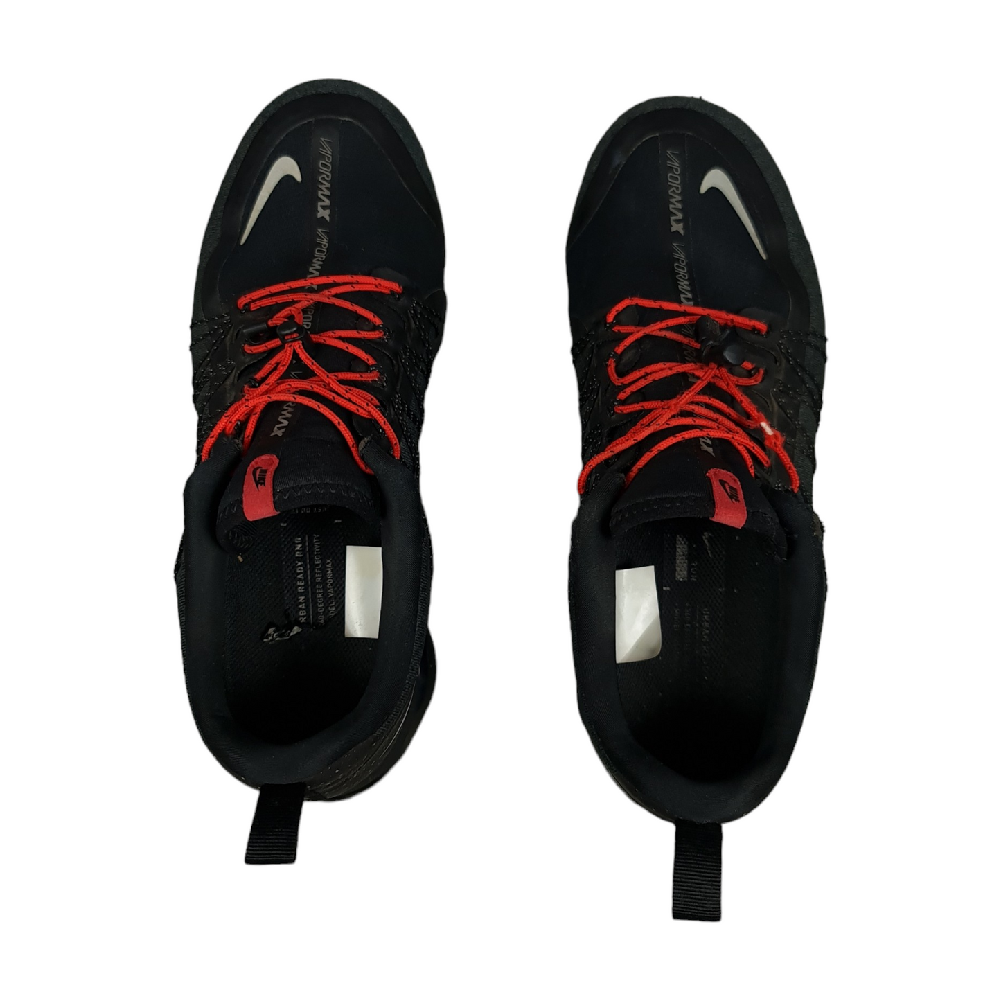 Nike vapormax run utility black red best sale