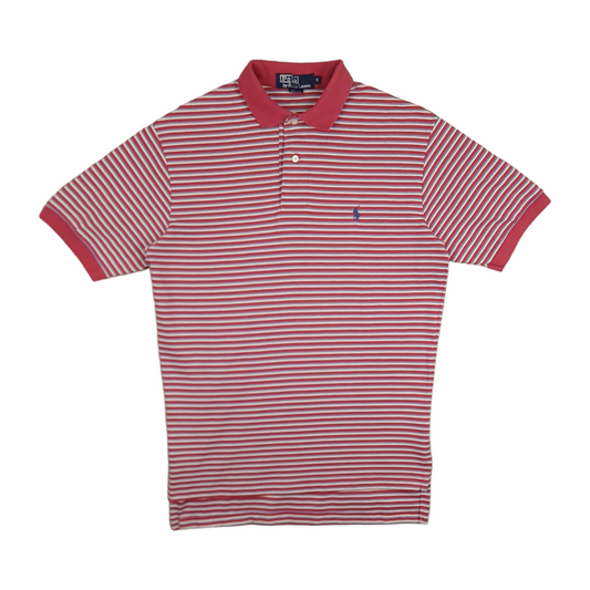 Vintage Ralph Lauren Striped Polo Shirt - S