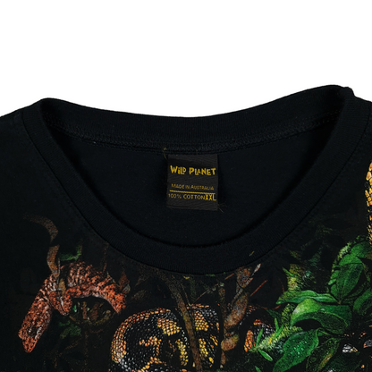 Wild Planet Australia Snake Wrap-Around Tee - XL