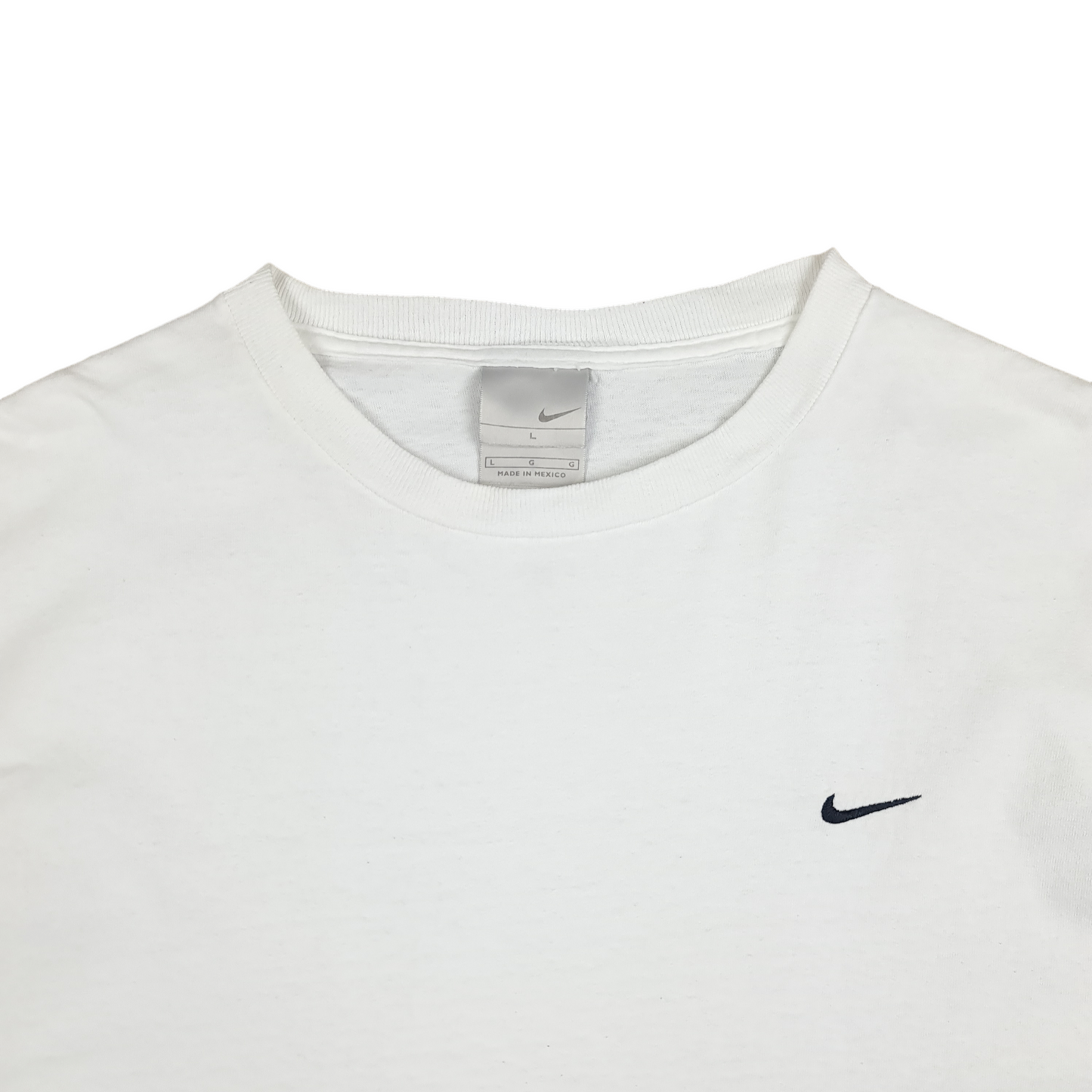 Vintage Nike Embroidered Swoosh Tee - L