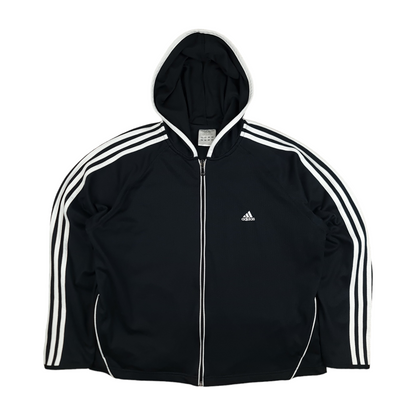 Vintage Y2K Adidas Full Zip Lightweight Hoodie - WMNS XL