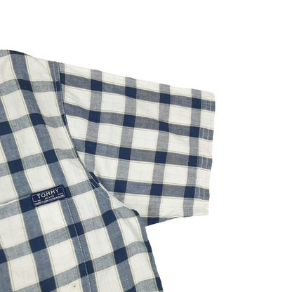 Vintage Tommy Hilfiger Check Button Up Shirt - L/XL