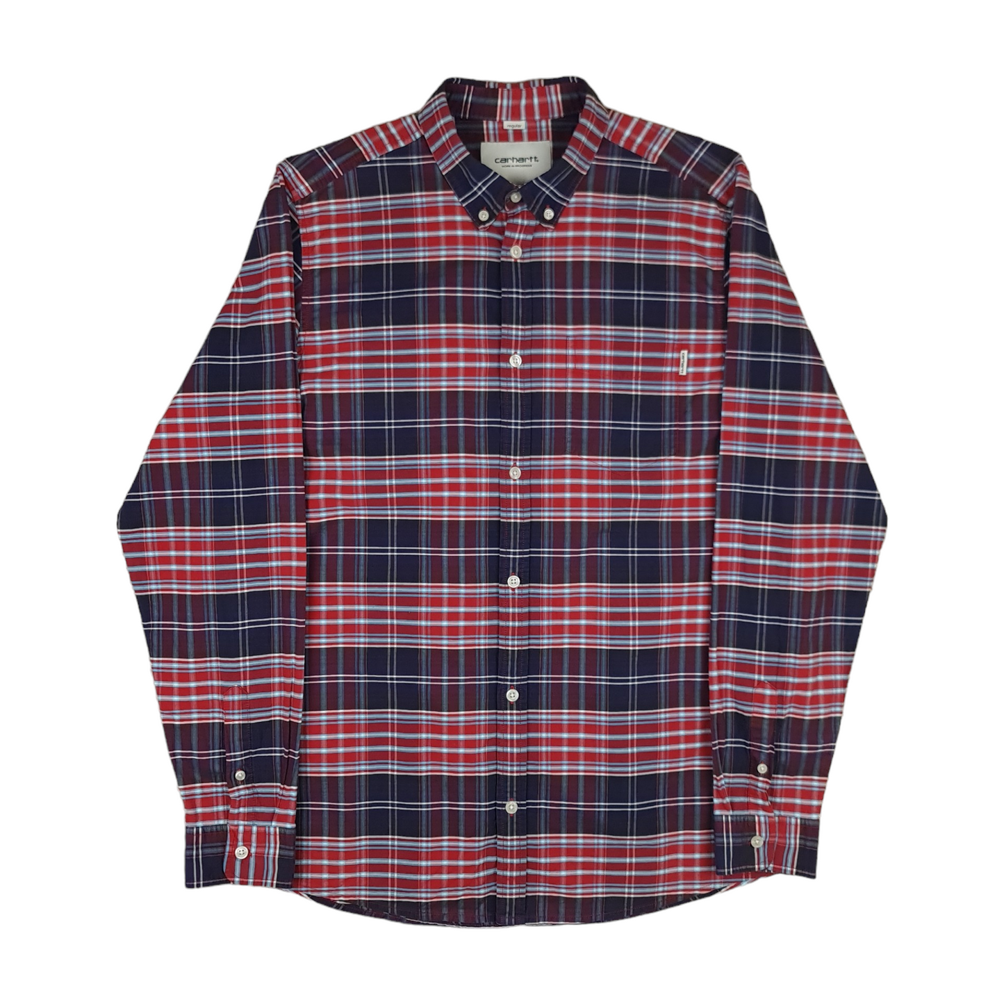 Carhartt WIP Levitt Check Button Up Shirt - M