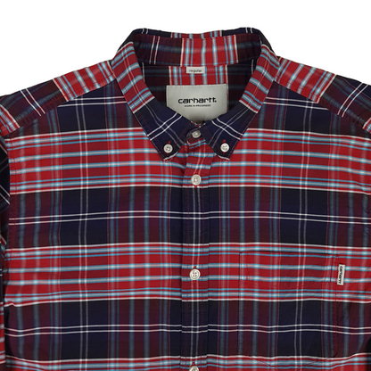 Carhartt WIP Levitt Check Button Up Shirt - M