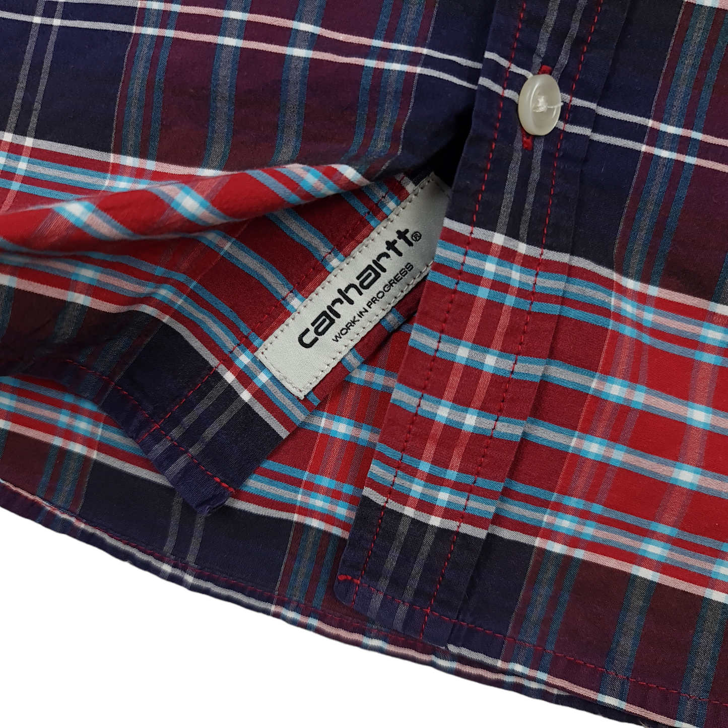 Carhartt WIP Levitt Check Button Up Shirt - M