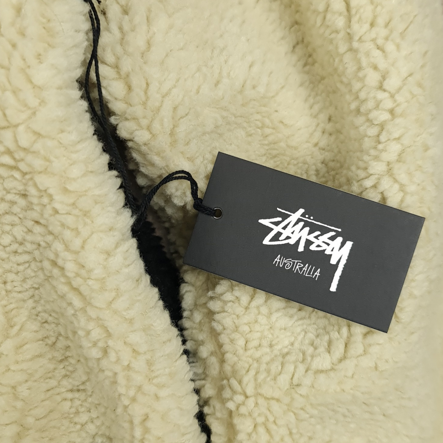 Stussy 8 Ball Reversible Fleece Jacket - L