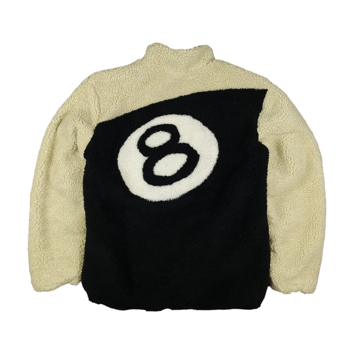 Stussy 8 Ball Reversible Fleece Jacket - L