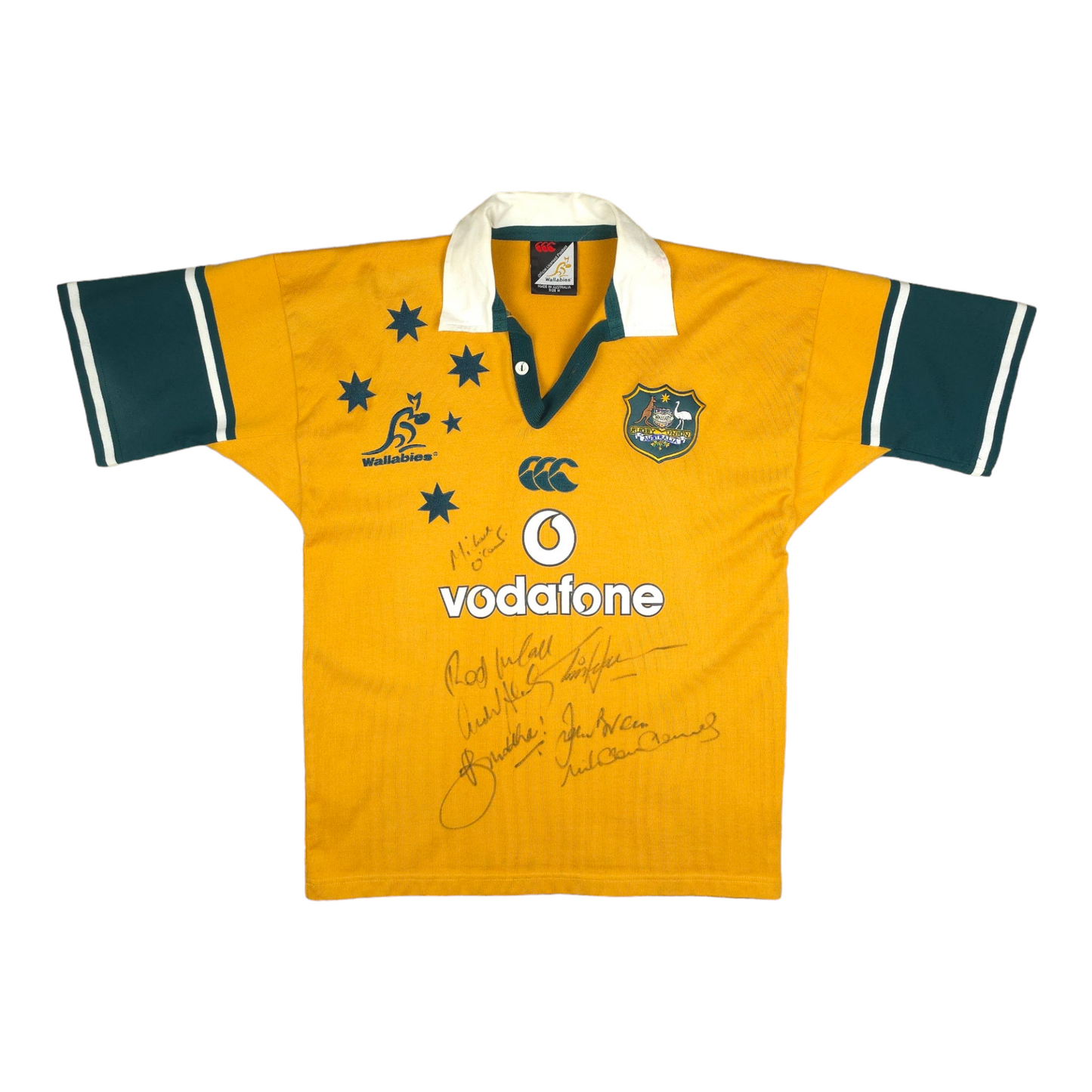 RARE Vintage Australia Wallabies Signed Jersey - M