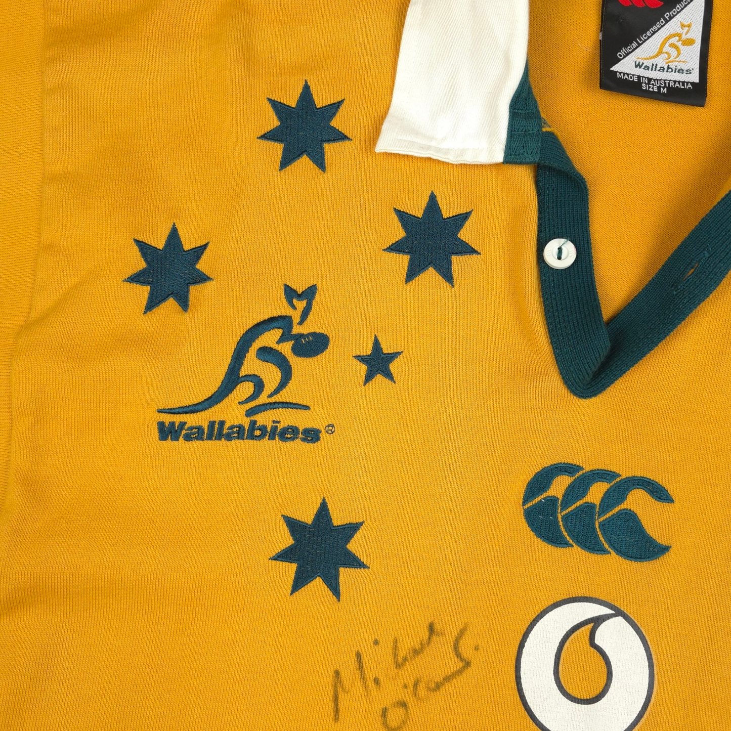 RARE Vintage Australia Wallabies Signed Jersey - M