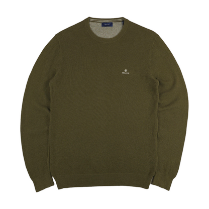 Gant Cotton Pique Sweater - L