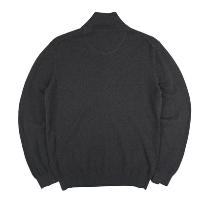 Gant Cotton Pique 1/4 Zip Sweater - L