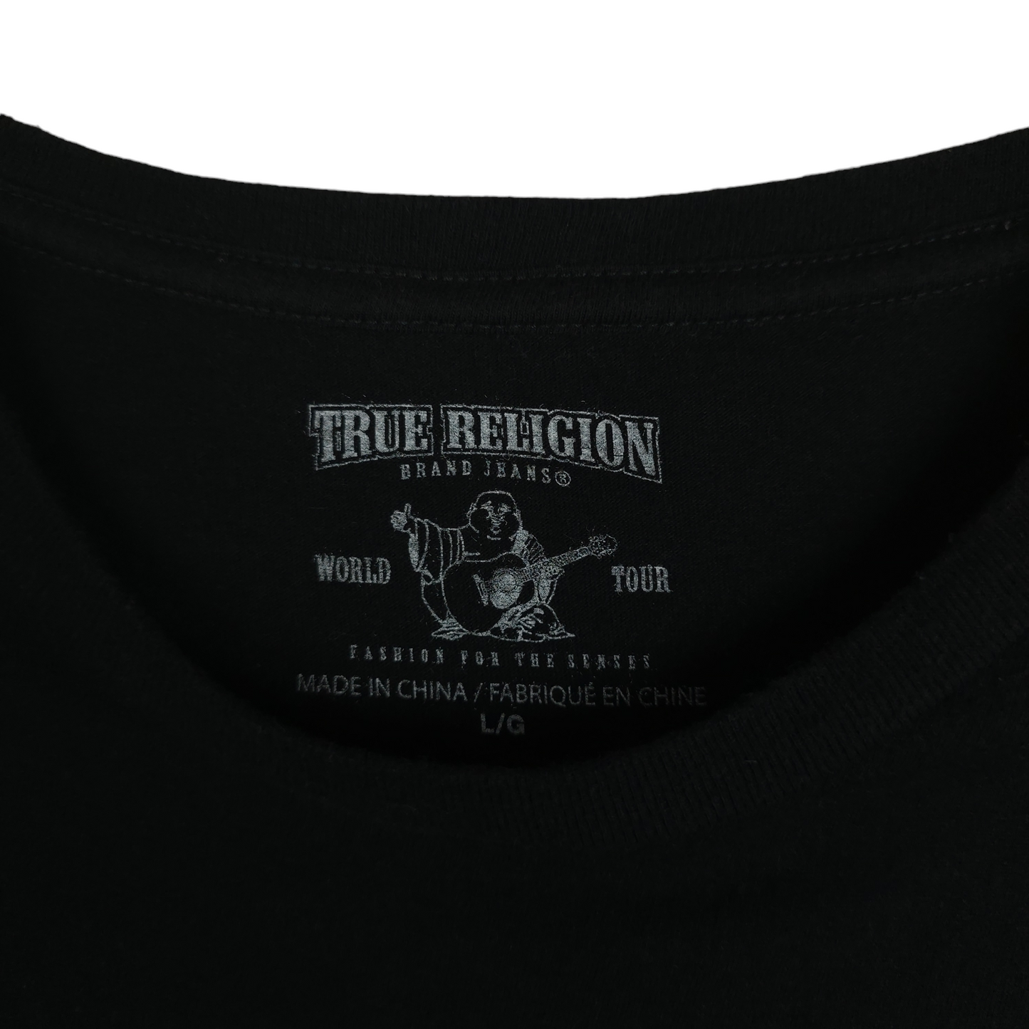 True Religion Double-Sided Graphic Tee - L