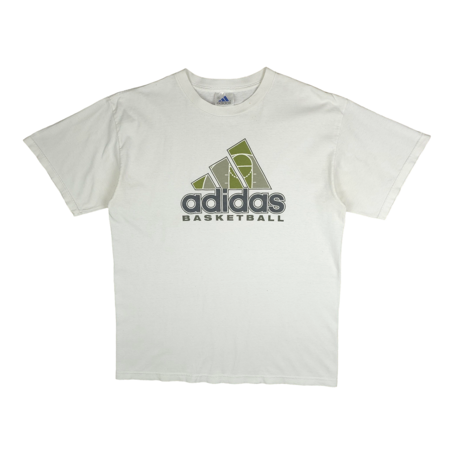 Vintage Adidas Basketball Graphic Tee - M/L