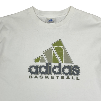 Vintage Adidas Basketball Graphic Tee - M/L